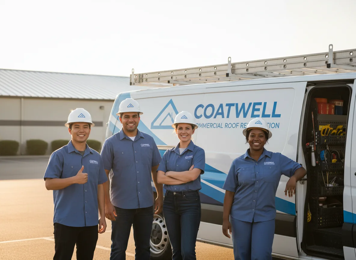 Commercial roof coating company in Fairview, KS
