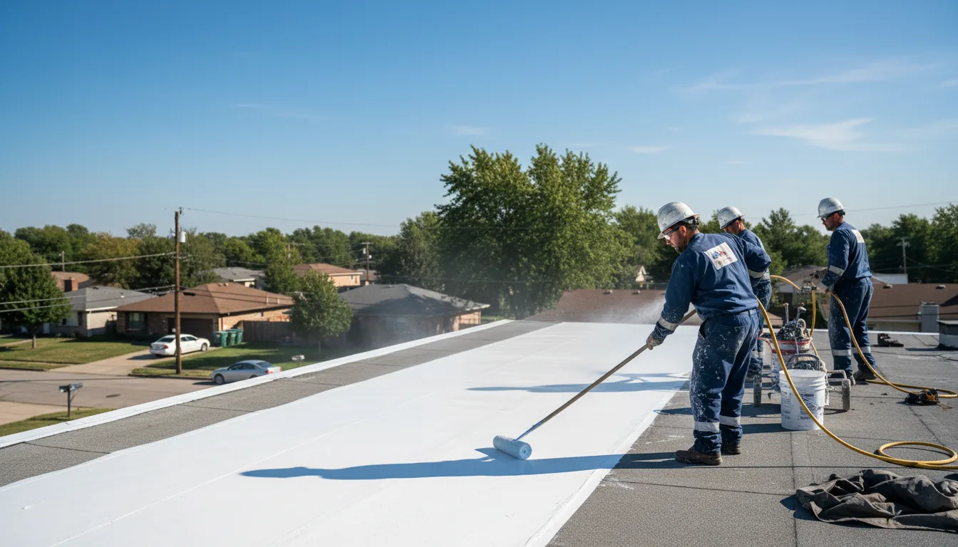 Commercial roof coating in Fairview, KS near me